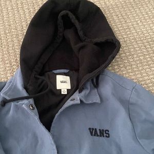 Vans snap up jacket size kids Small.